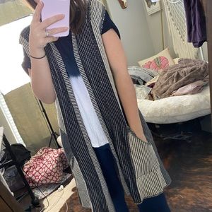 MLLP Sweater Duster Black Knit Medium